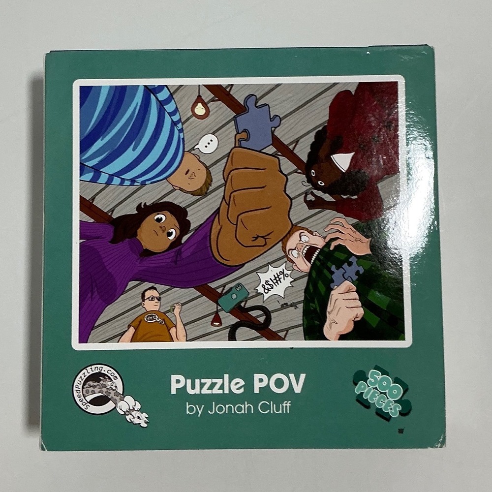 SpeedPuzzling Puzzle POV by Jonah Cluff 500 Pieces Cartoon Jigsaw Puzzle 3203